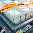 Electric car lithium battery pack and power connections