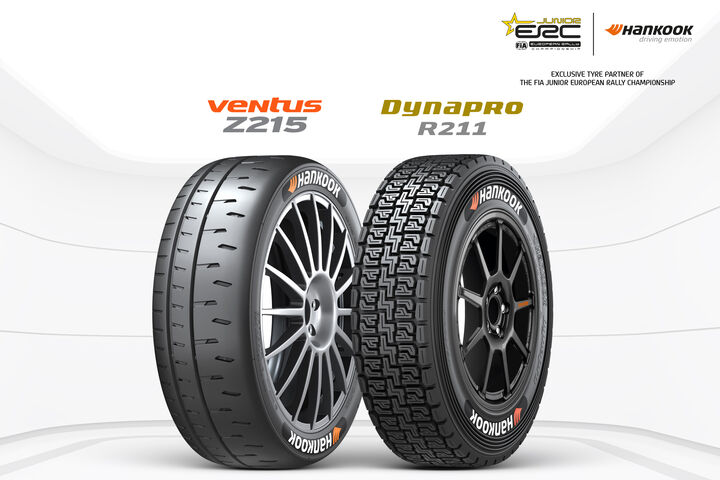 Darstellung von hankook reifen ventus z215 und dynapro r211