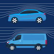 Aerodynamik vergleich bei Transporter und Pkw