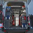 Innenraum von Ford Mobiler Service Kastenwagen
