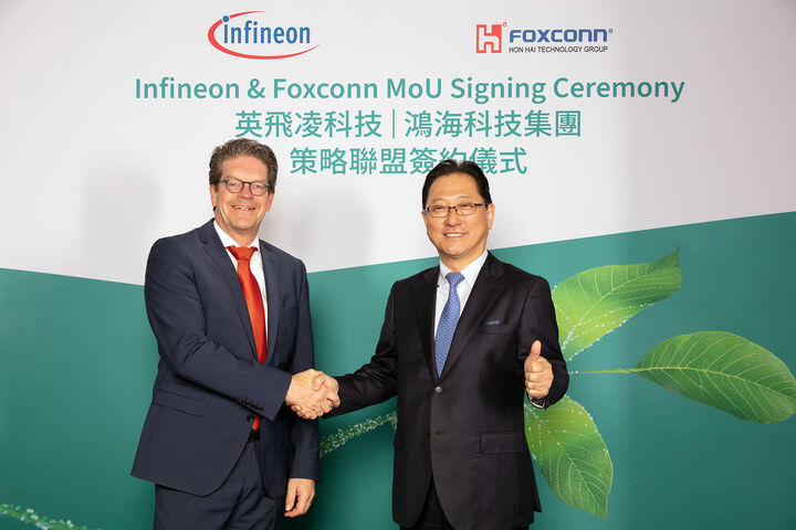Peter Schiefer (Präsident der Automotive-Division von Infineon), Jun Seki (Chief Strategy Officer für EVs bei Foxconn)