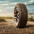Stilisiertes Bild eines Bridgestone Dueler Reifens