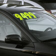 car used dealer lot sale salesman windshield economy sell buy special retail business sign bargain finance discount used cars vehicle price automobile transport deal transportation used car lot car dealership sticker purchase auto dealership