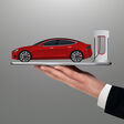 electric car mobile application tablet buy charger charging station digital electric car energy insurance man new rent rental service vehicle tesla