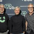 Martin Rada (Geschäftsführer vibe moves you), Marc Odinius (CEO Dataforce, Gastredner und Mobilitätsexperte) und Christian Clerici (Head of Content & Creation vibe moves you)