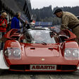 Der Fiat-Abarth 2000 Sport-Spider, SE010, von Jürgen Boden aus dem Jahr 1968, war mit seinen rund 250 PS, der stärkste und mit Abstand auch der erfolgreichste Rennsportwagen von Abarth, im gesamten Feld.