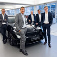 (v.l.) Die geschäftsführenden Gesellschafter Dieter, Gerald, Fritz jun. und Florian Unterberger mit Geschäftsführer Josef Gruber