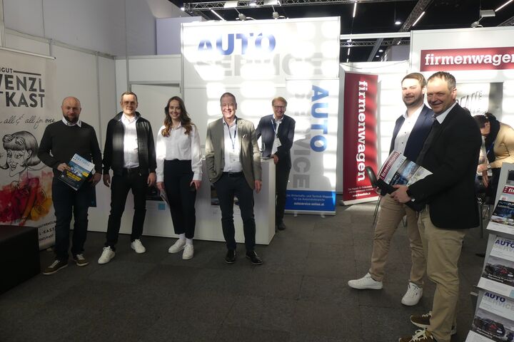 Beliebter Branchentreffpunkt einmal mehr der Messestand von Weka Industriemedien Automotive mit „AUTOSERVICE“, „firmenwagen“, „Traktuell“ und „Flottenguide“