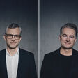 V.l.n.r.: Jochen Breckner, Mitglied des Vorstandes, Finanzen und IT und Matthias Becker, Mitglied des Vorstandes, Vertrieb und Marketing