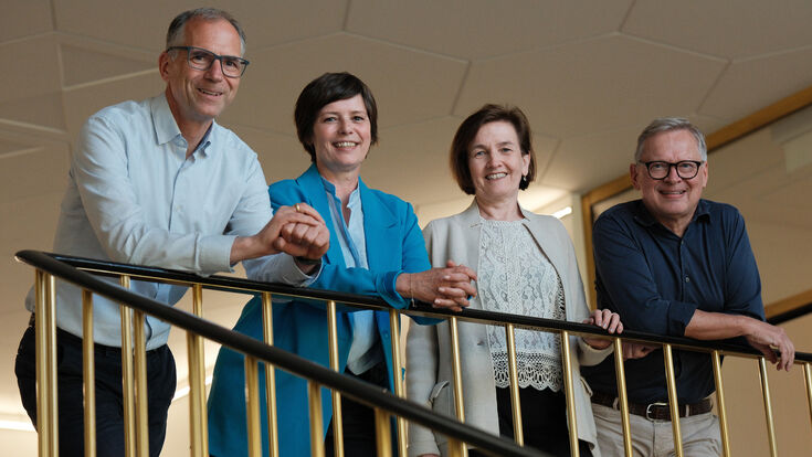 © Alex Vrabl, WKV (v.l.): Rudi Lins, Nadja-Malin Potzinger, Karin Seyfried und Geschäftsführer Michael Hollersbacher
