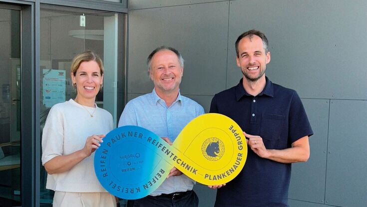 (v.r.) Thomas Prinz, Klaus Kreisel und Elisabeth Weihs