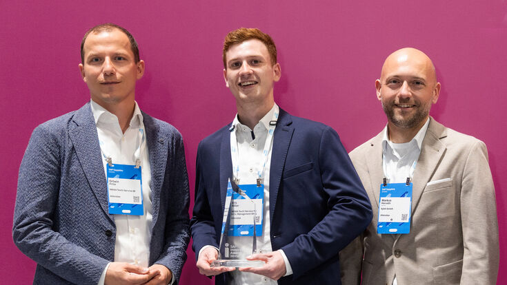 Ortwin Frille, Eric Rissler und Markus Horvath

 