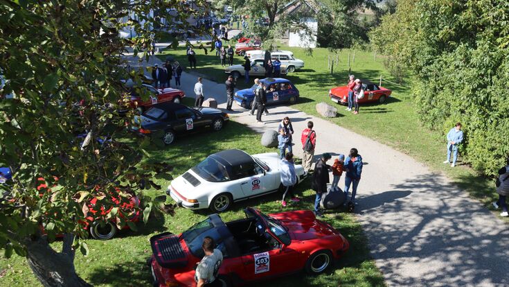 Mittagsrast Oldtimer Rallye