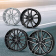 PLATIN P124 in Glossy Silver und Glossy Black und PLATIN P125 in Glossy Black und Glossy Black Polished