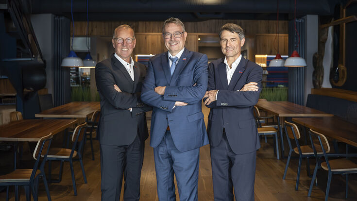 LIQUI MOLY Geschäftsführung (v.l.): Salvatore Coniglio, Günter Hiermaier und Dr. Uli Weller