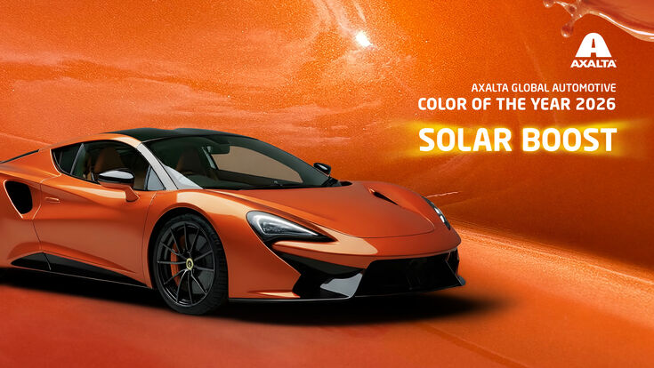 Der Orangeton "Solar Boost" strahlt Wärme, Optimismus und Lebensfreude aus.
