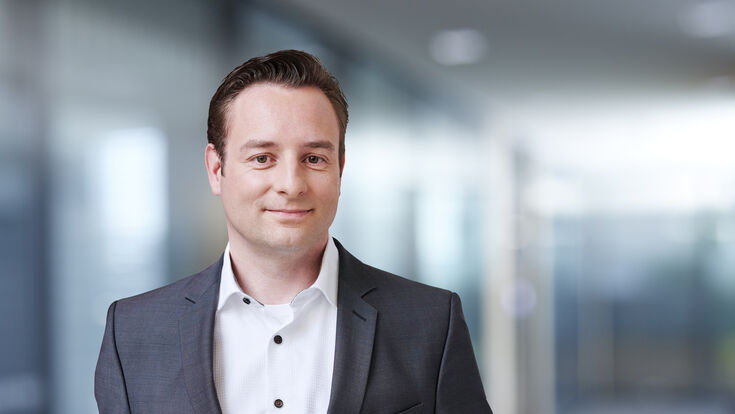 Dr. Oliver Kuhnle, Vorstand mit Verantwortung für Finanzen, Controlling, Zentrale Services, Recht & Compliance sowie Human Resources.