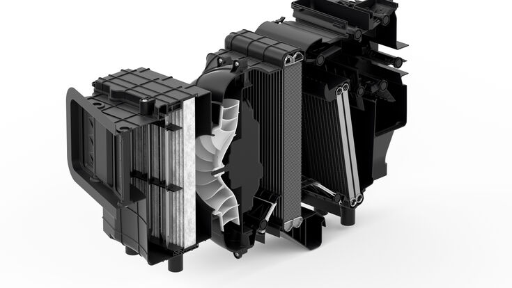Neues Wärmerückgewinnungssystem für die Innenraumheizung vergrößert die Reichweite eines Elektrofahrzeugs.