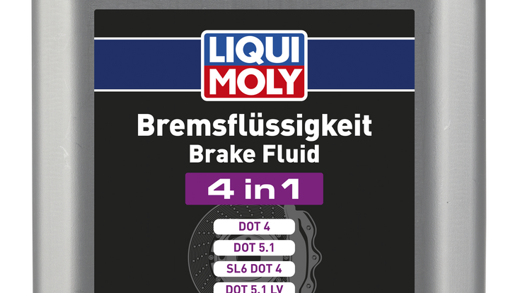LIQUI MOLY bringt Bremsflüssigkeit 4 in 1 auf den Markt.