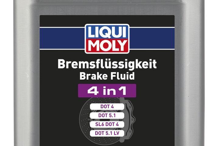 LIQUI MOLY bringt Bremsflüssigkeit 4 in 1 auf den Markt.