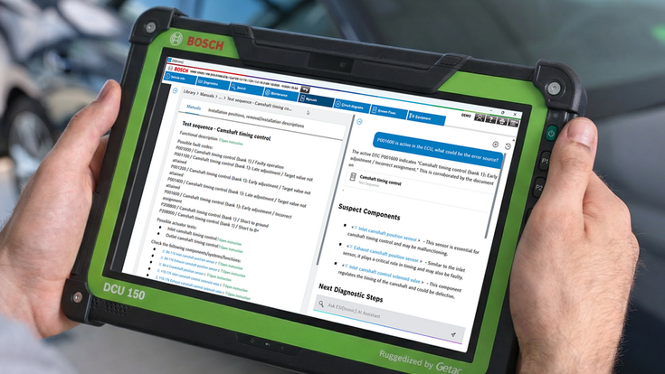 KI-Assistent optimiert Diagnosesoftware ESI[tronic] von Bosch
